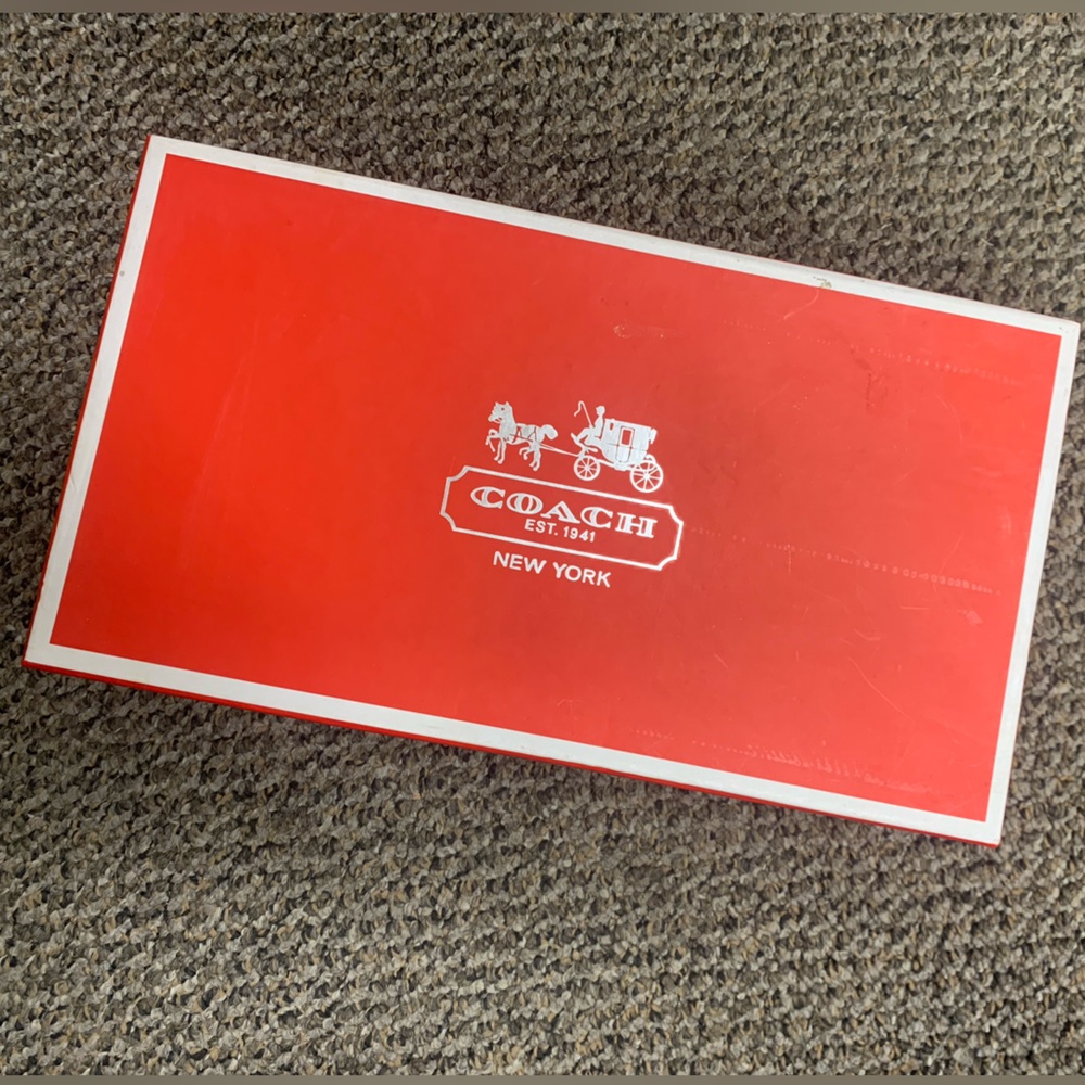 Coach Vibrant Red Shoe Box
